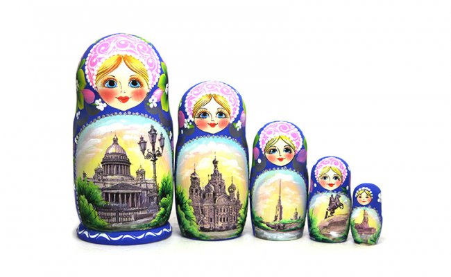 Boneca Russa Sankt Petesburg