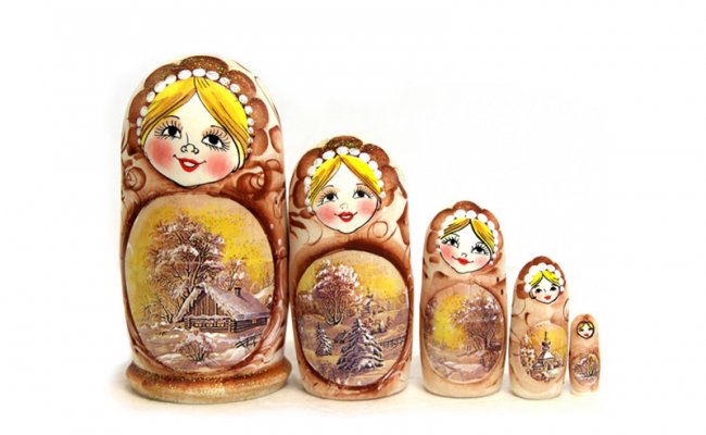 Boneca Russa Inverno