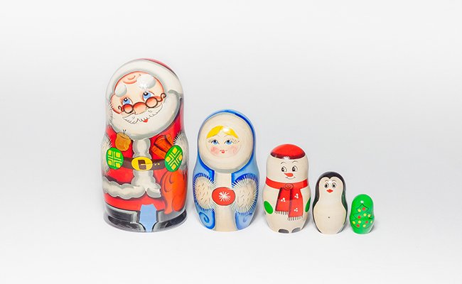 Papai Noel - 5 Bonecas