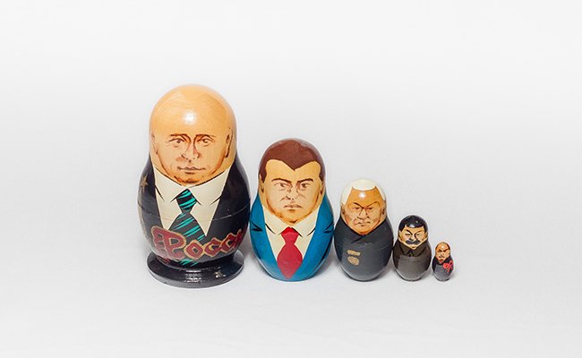 Presidentes Russos - 5 Bonecas