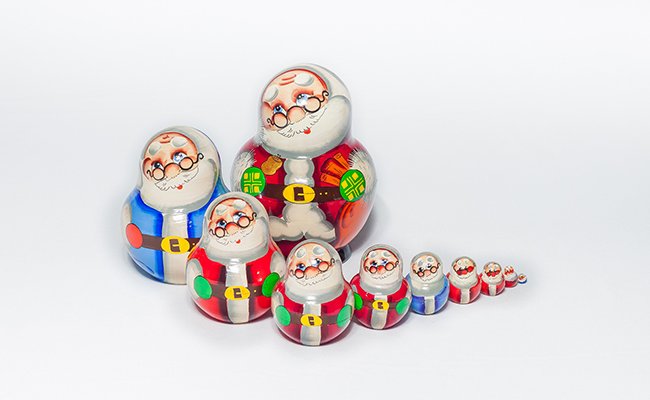 Papai Noel - 10 Bonecas