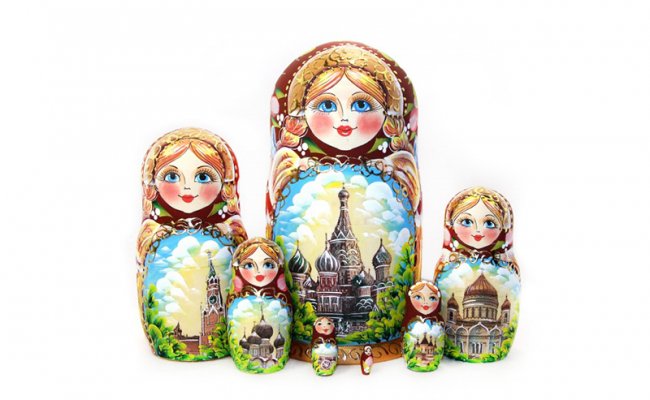 Moscou Cereja - 7 Bonecas